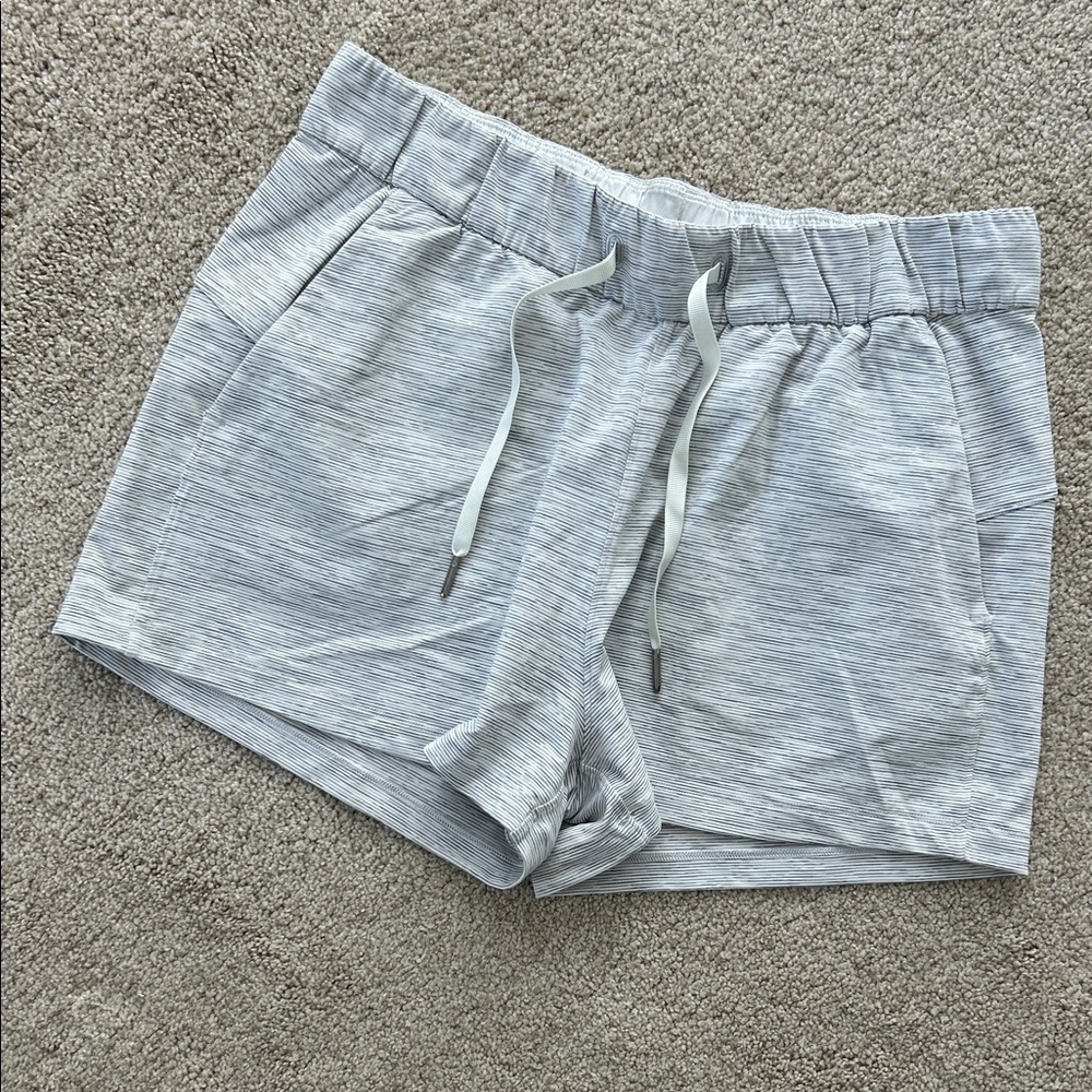 lululemon athletica Light Gray Athletic Shorts